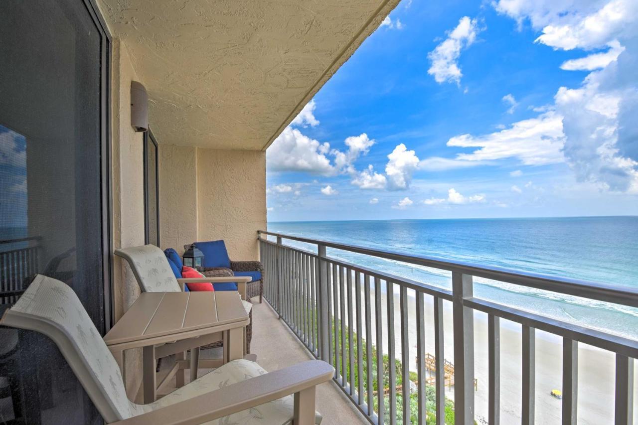 Beachfront Resort Condo With Panoramic Ocean Views! نيو سميرنا بيتش المظهر الخارجي الصورة